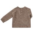 Baby Boys Grey Knitted Wool Sweater Cheap