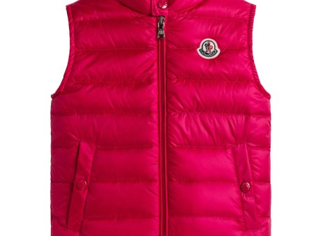 Baby Fuchsia  New Amaury  Down Padded Gilet Cheap