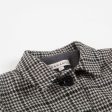 Baby  &  Girls  Black  Houndstooth   Wool  Coat Sale