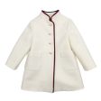 Baby  Girls  White  Woven   Coat For Sale