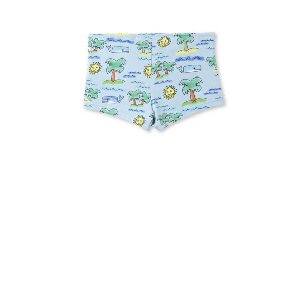 Baby Boys Fluro Beach Print Finn Swim Shorts on Sale