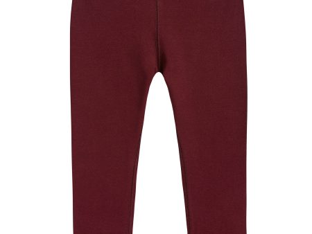 Boys&Girls Deep Red Cotton Twill Chino Trousers Fashion