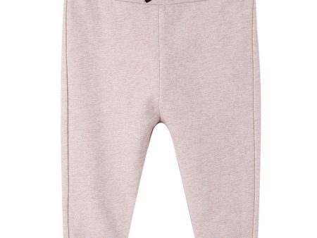 Baby Boys Grey Ribbed Cuffs Cotton Trousers Online