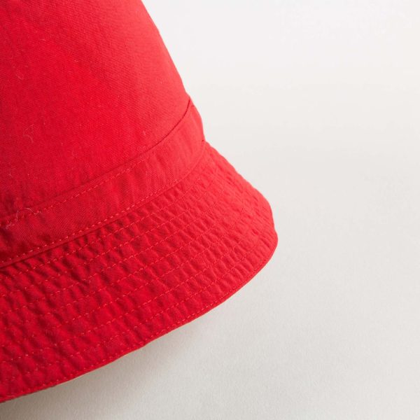 Baby Girls Red Reversible Sun Hat For Cheap