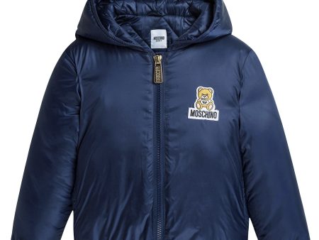 Baby Boys Blue Padded Showerproof Jacket Online Sale