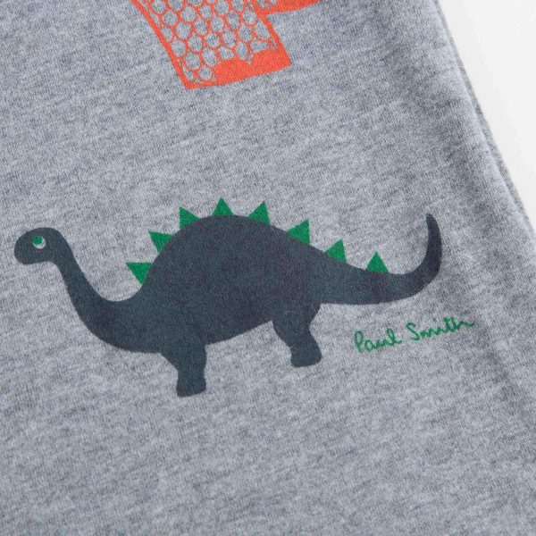 Baby Boys Grey Dinosaur T-shirt Online