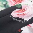 Girls Black Rose Cotton Shorts For Discount