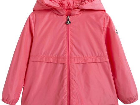 Baby Girls Pink Windbreaker Jacket With Lace Online Hot Sale