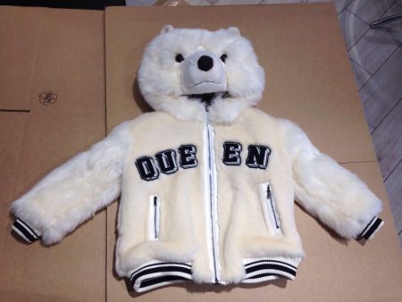 Girls Polar Bear Hooded Jacket For Discount