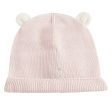 Baby Pink Knitted Hat With Ears Online Sale