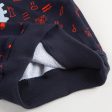 Baby Boys Navy Blue Allover Printed Sweatshirt Fashion