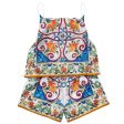 Girls Blue & Green  Maiolica   Hot Suit Online Hot Sale