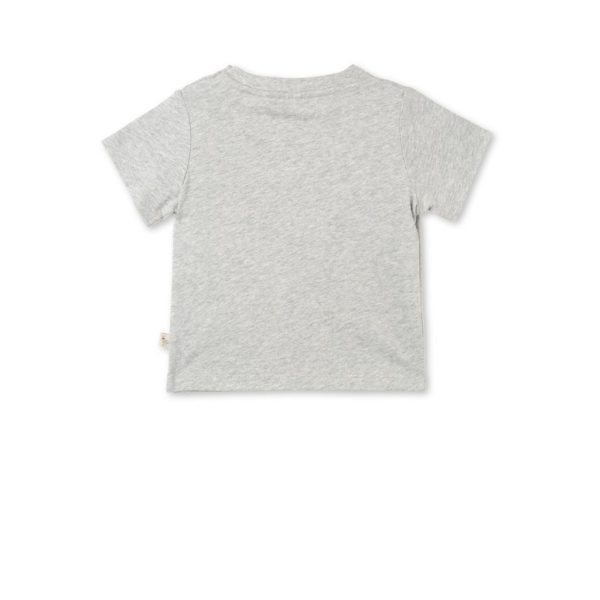 Baby Boys Grey Crocodile Print Chuckle T-shirt Sale