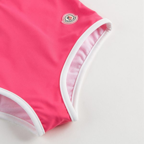 Girls Pink Jersey Swimsuit Online Hot Sale