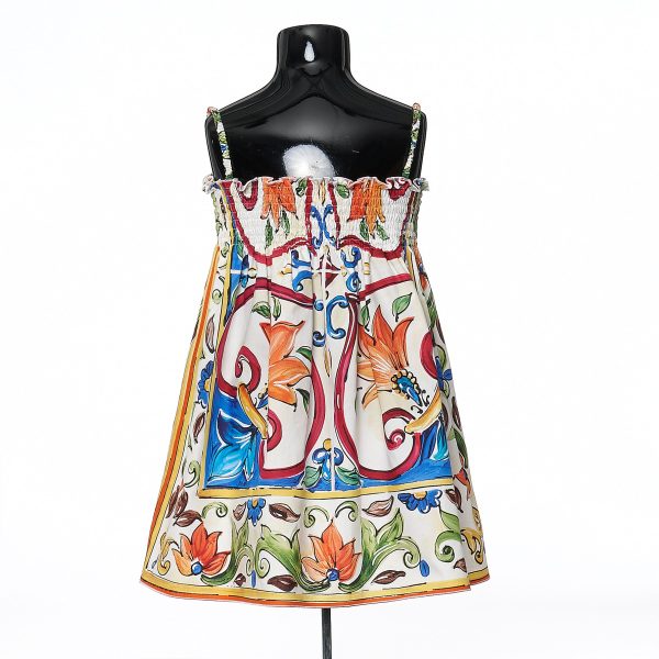 Girls Blue & Green  Maiolica  Dress Online Sale