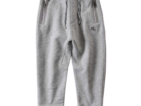 Baby Boys Grey Cotton Jersey Cotton Trouser Cheap