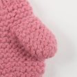 Baby  Girls Pansey Pink  Angora  Mittens For Cheap