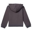 Baby Boys Dark Grey Hooded Zip-up Tops With Monster Pockets on Sale