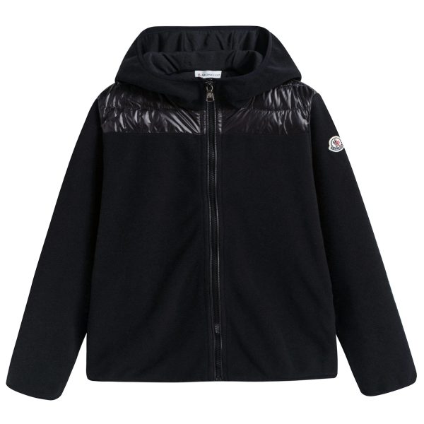 Boys & Girls Black Zip-up Jacket Online Sale