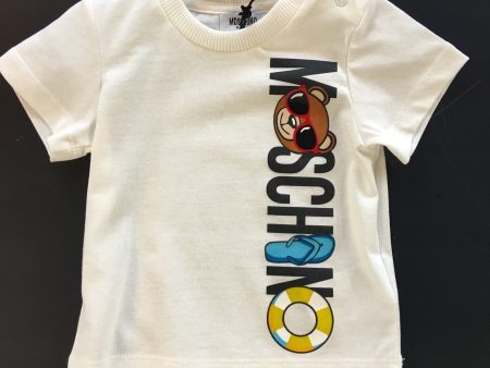 Baby Boy White Logo T-shirt Online Sale