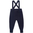 Baby Ink Blue Knitted Romper Online now