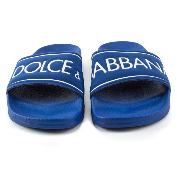 Boys Blue Polyester Slippers Online Sale