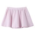 Baby Girls Pink Cotton Skirt With Gold Spot Trims For Sale