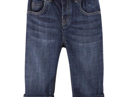 Baby Boys Blue Relaxed Slim Fit Jeans For Cheap