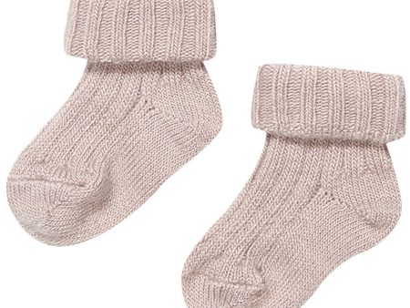 Baby Pale Blush Low Rib Socks For Discount