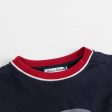 Baby Boys Dark Blue Dog Printed T-shirt Online Hot Sale