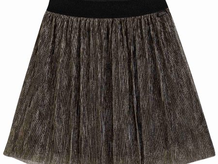 Girls Black & Gold Skirt Online