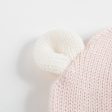 Baby Pink Knitted Hat With Ears Online Sale