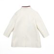 Baby  Girls  White  Woven   Coat For Sale