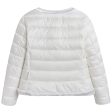 Girls White  Kamaria Down Padded Jacket on Sale