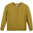 Girls Yellow Knitted Cardigan Online now