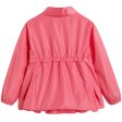 Baby Girls Pink Windbreaker Jacket With Lace Online Hot Sale