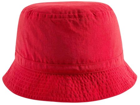 Baby Girls Red Reversible Sun Hat For Cheap