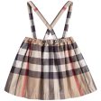 Baby Girls Check Skirt with Braces For Discount