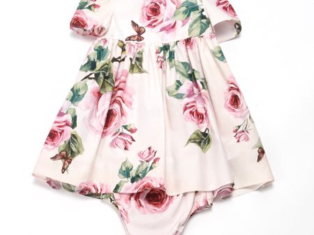 Baby  Girls  Pale pink    Butterfly   Dress Cheap