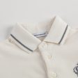 Baby Boys White Polo Shirt Online now