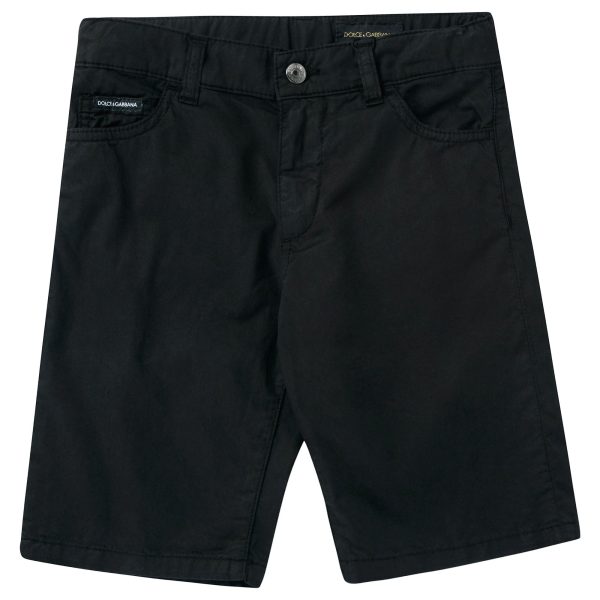 Boys Black Denim Shorts For Cheap