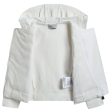 Girls Ivory Cotton Hooded Cardigan Fashion