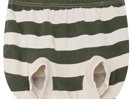 Baby Beige&Green Striped Shortie For Discount