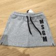 Girls Grey Cotton Skirt With Brand Logo on Sale