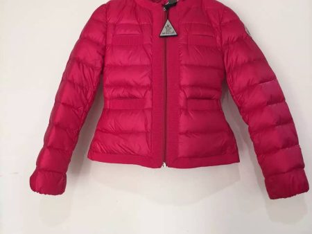 Girls Rose Red Down Padded Hooded  Alose  Jacket Cheap