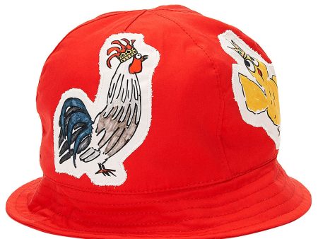 Baby Red  Chinese New Year  Sun Hat Online Hot Sale