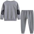 Baby Boys Grey Hooded Top & Bottom Two Piece Set Online Hot Sale