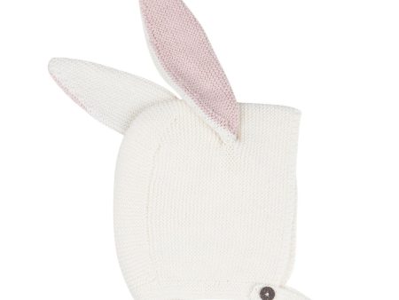 Baby White Alpaga Wool Bunny Ears Earflaps Hats Cheap