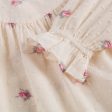 Girls Lvory With Pink Flowers Blouse Supply