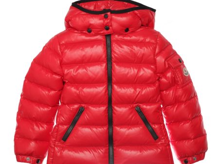 Girls Red Hooded  Bady  Padded Down Jacket on Sale